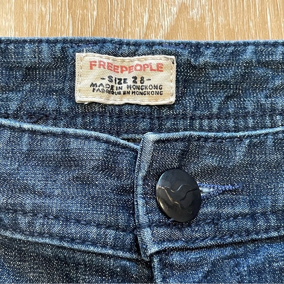 Free People Long Denim Short - Picture 9 of 14